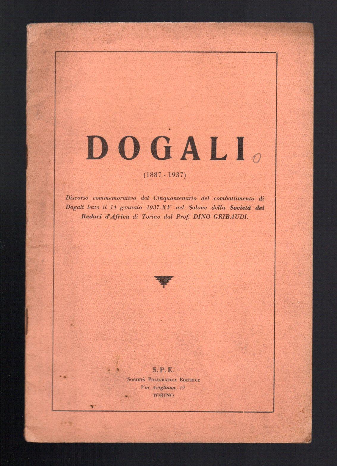 Dogali 1887-1937