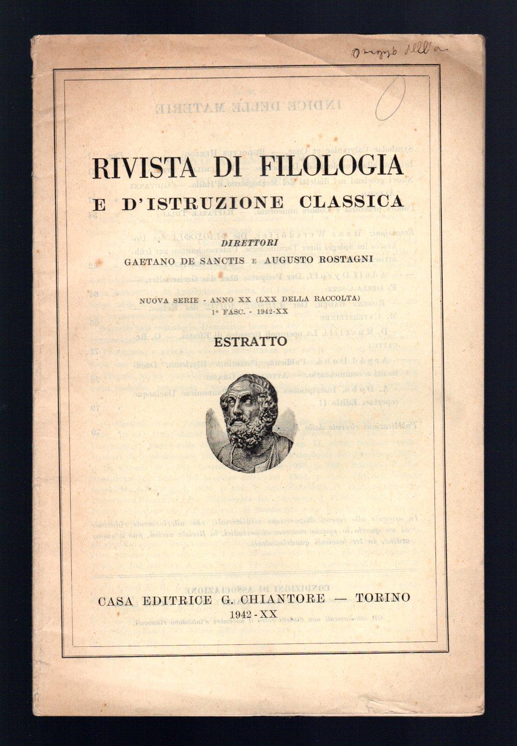 Intorno alla cronologia di Semocrito