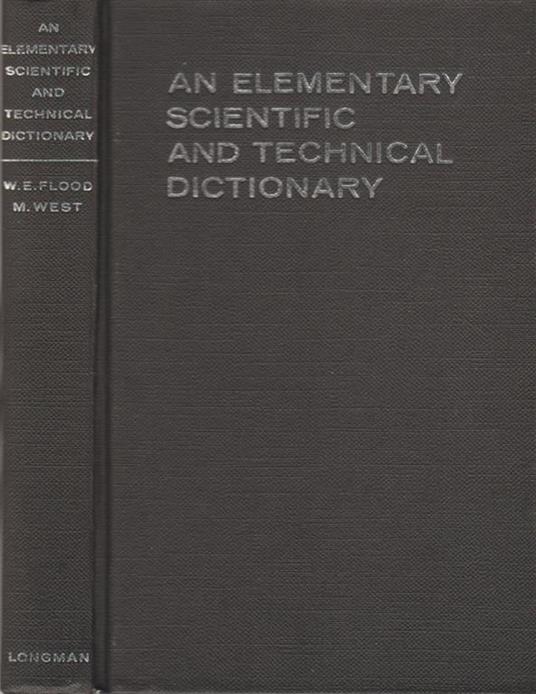 An Elementary Scientific and Technical Dictionary - copertina