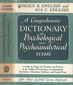 A Comprehensive Dictionary of Psychological and Psychoanalytical Terms