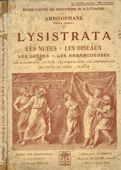 Théatre complet - Aristofane - copertina