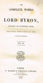 The complete works of Lord Byron vol.III