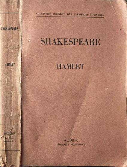 Hamlet - William Shakespeare - copertina