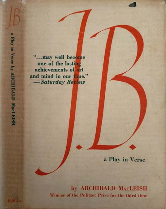 J.B - Achibald MacLeish - copertina