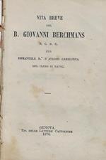 Vita breve del B. Giovanni Berchmans