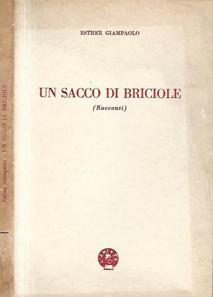 Un sacco di briciole - Esther Giampaolo - copertina