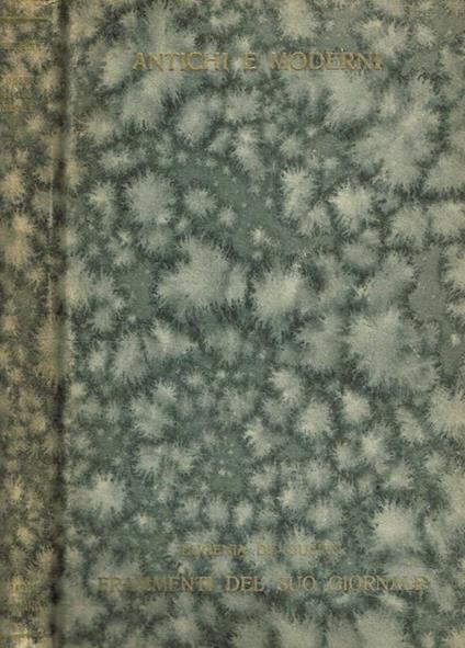 Frammenti del suo giornale - copertina