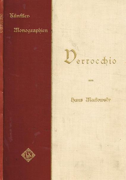 Verrocchio - Hans Mackowsky - copertina