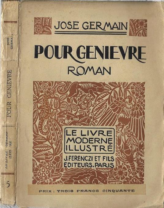 Pour Genievre - Josè Germain - copertina