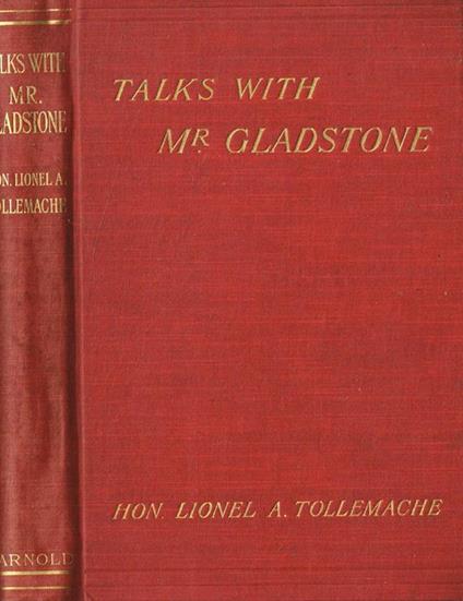 Talks with Mr.Gladstone - copertina