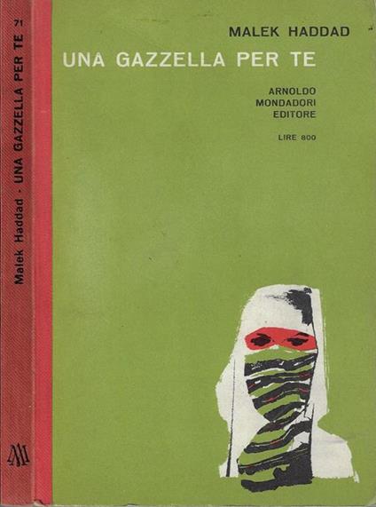 Una gazzella per te - Malek Haddad - copertina