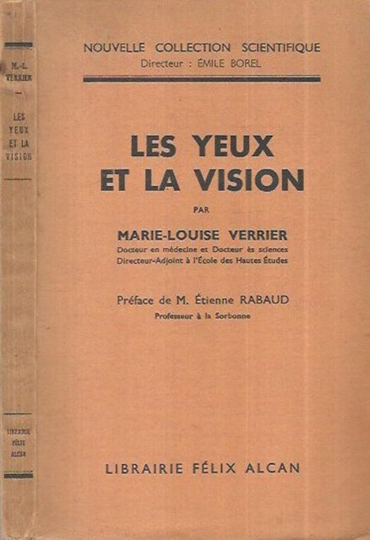Les yeux et la vision - Marie-Louise Verrie - copertina