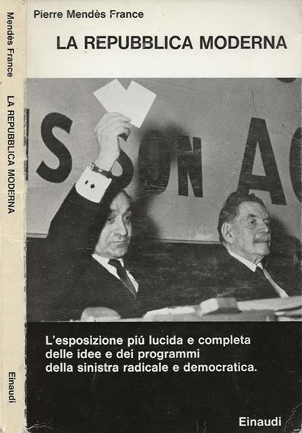 La repubblica moderna - Pierre Mendès France - copertina