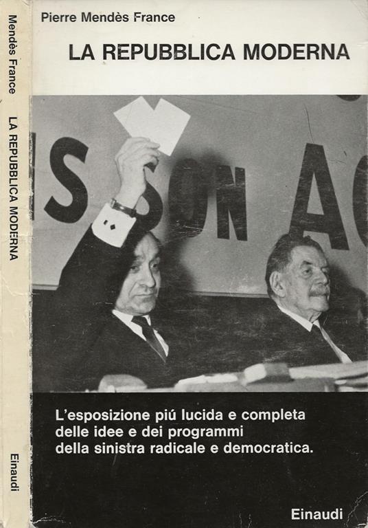 La repubblica moderna - Pierre Mendès France - copertina