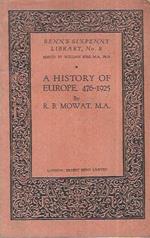History of Europe 476-1925