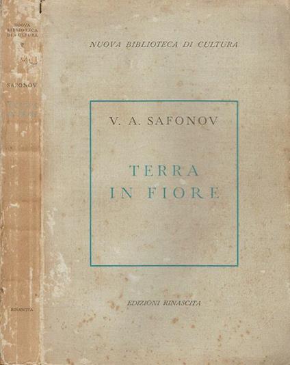 Terra in fiore - V. A. Safanov - copertina