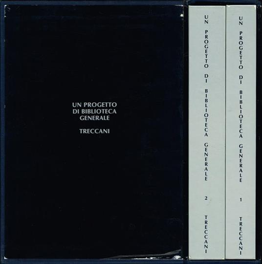 Un progetto di biblioteca generale - Valerio Verra - copertina