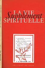 Supplément de La vie spirituelle, n.83, novebre 1967