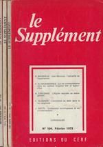 Le supplement n. 104-105-106 1973
