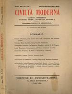 Civiltà moderna. Rassegna bimestrale di critica storica, letteraria, filosofica, anno VII, n. 2-3, marzo-giugno 1935