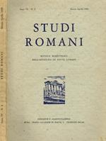Studi romani. Rivista bimestrale dell'Istituto di studi romani. Anno VI n.2, marzo-aprile 1958