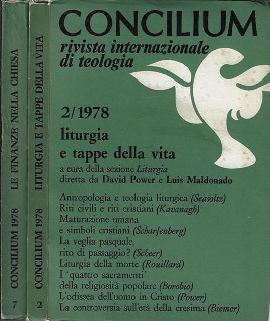 Concilium N. 2, 7 Anno 1978 - copertina