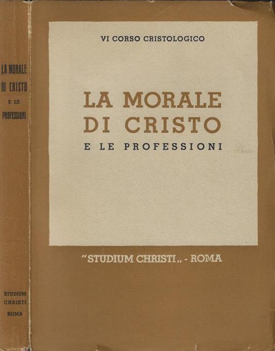 La morte di Cristo e le professioni - copertina