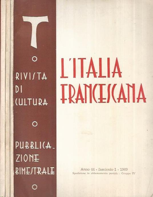 L' Italia Francescana - copertina