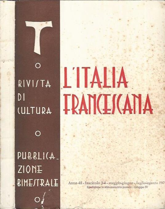 L' Italia Francescana - copertina
