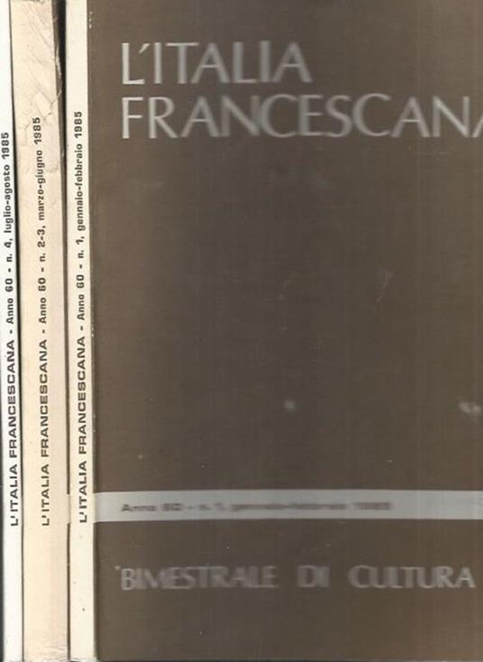 L' Italia Francescana - copertina