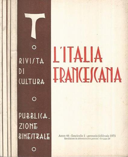 L' Italia Francescana - copertina