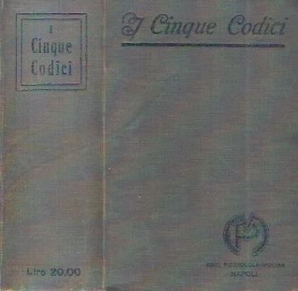 I cinque codici - copertina