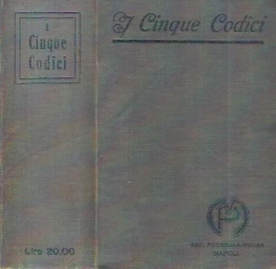 I cinque codici - copertina