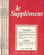 Le Supplement N° 112 - 112 - 113 - 114 del 1975
