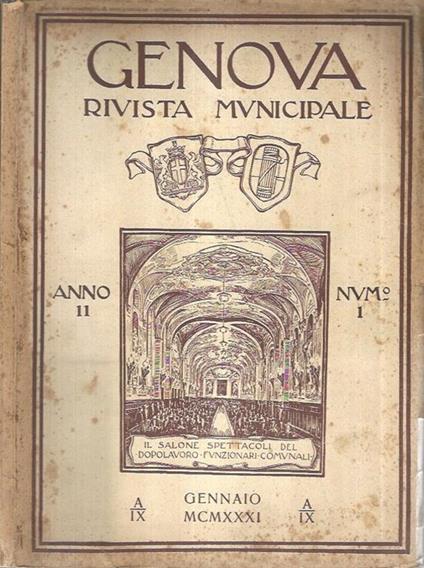 Genova Rivista Municipale - copertina