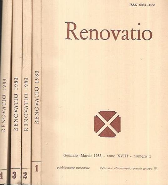 Renovatio 1983 - copertina