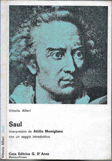 Saul - Vittorio Alfieri - copertina