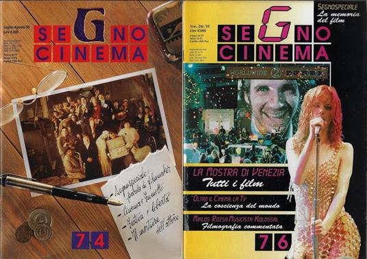 Segnocinema Anno XV N° , 76 - Paolo Cherchi Usai - copertina