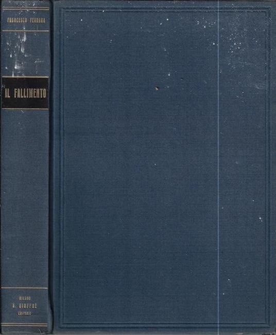 Il fallimento - Francesco Ferrara - copertina