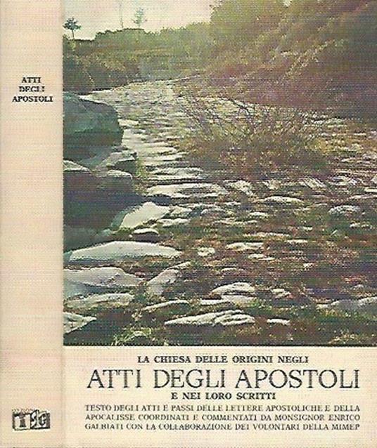 La Chiesa delle origini negli Atti degli Apostoli e nei loro scritti - Mons. Enrico Galbiati - copertina