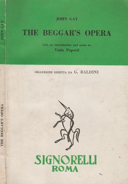 The Beggar's Opera - John Gay - copertina