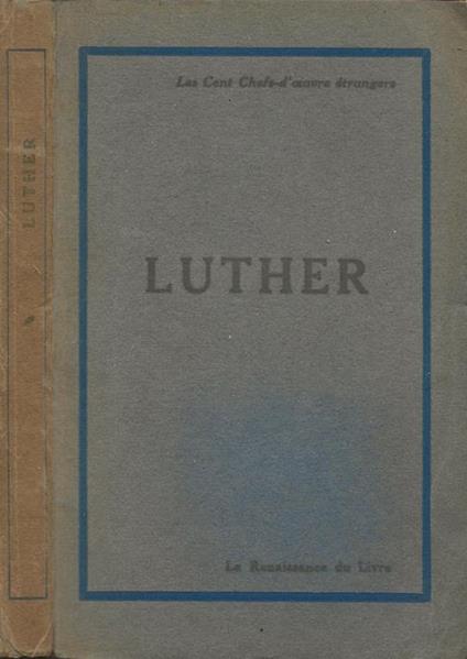 Luther - Maurice Goguel - copertina