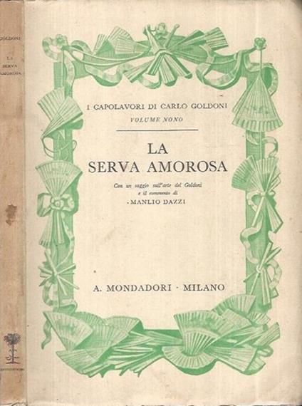 La serva amorosa - Carlo Goldoni - copertina
