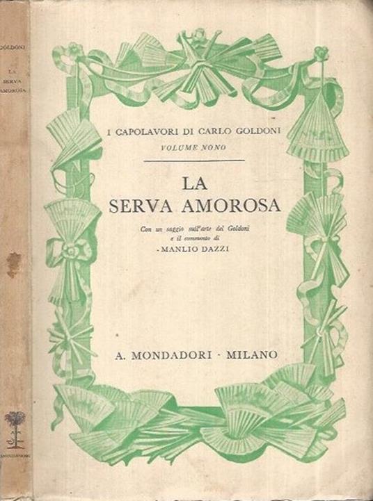 La serva amorosa - Carlo Goldoni - copertina