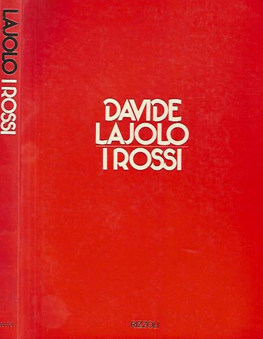 I Rossi - Davide Lajolo - copertina