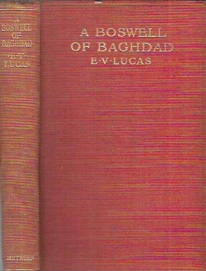A boswell of Baghdad - E. V. Lucas - copertina