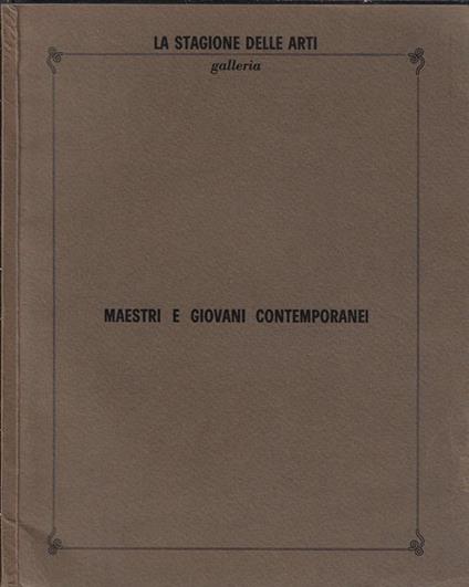 Maestri e giovani contemporanei - Cesare Maccari - copertina