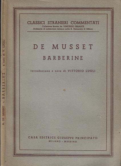 Barberine - Alfred de Musset - copertina