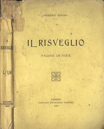 Il risveglio - Oreste Nigro - copertina