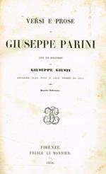 Versi e prose